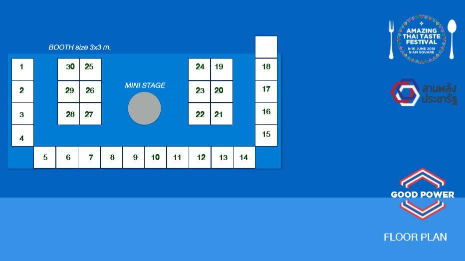 สมาคมภัตตาคารไทยจัดอาหารไทยชั้นนำ ลงในบูธโซน Good Power  งานอะเมซิ่งไทยเทสท์