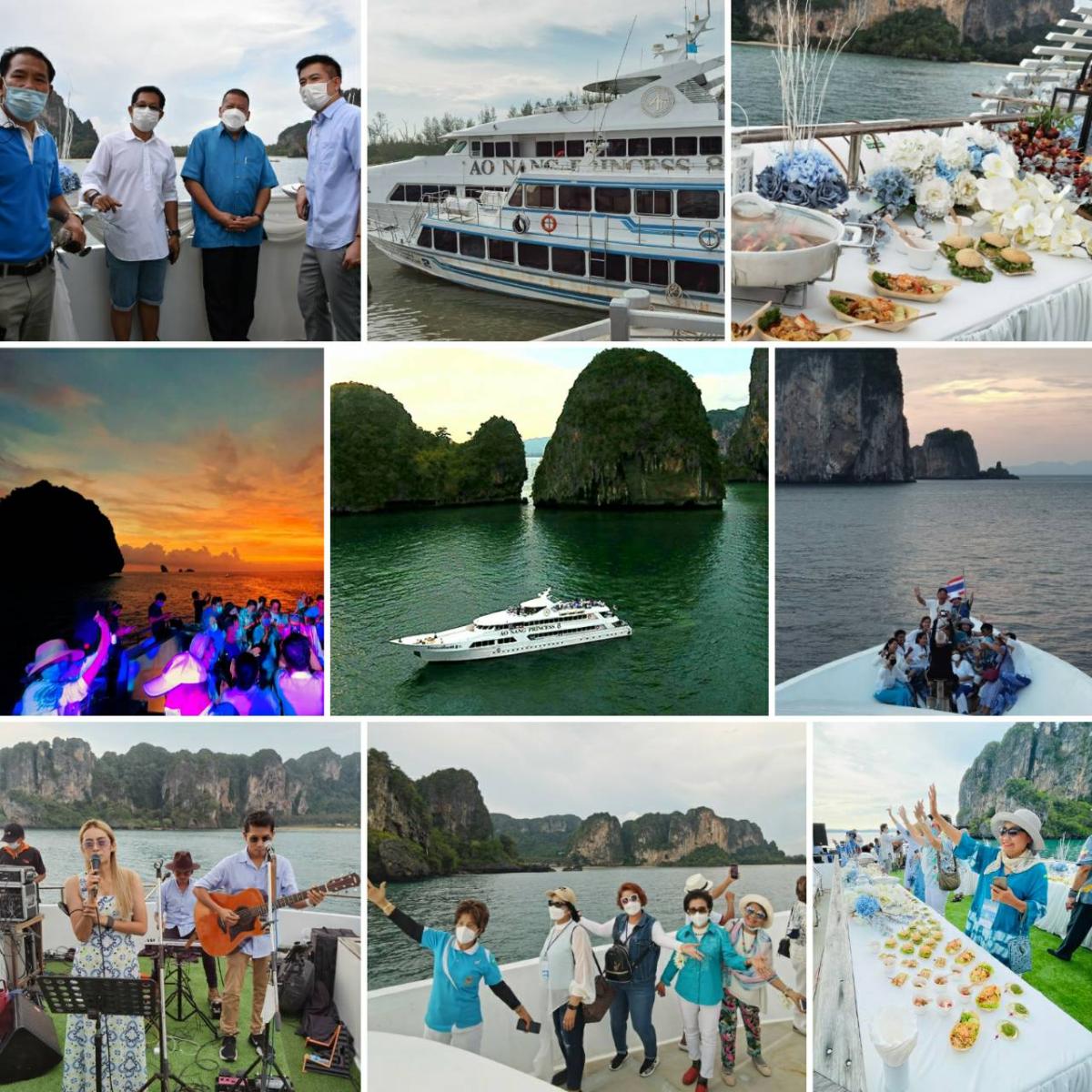 ททท.กระบี่ ผนึกอ่าวนาง ทราเวล แอนด์ ทัวร์ และ สธทท.เปิดตัว Krabi Wellness Sunset Cruise