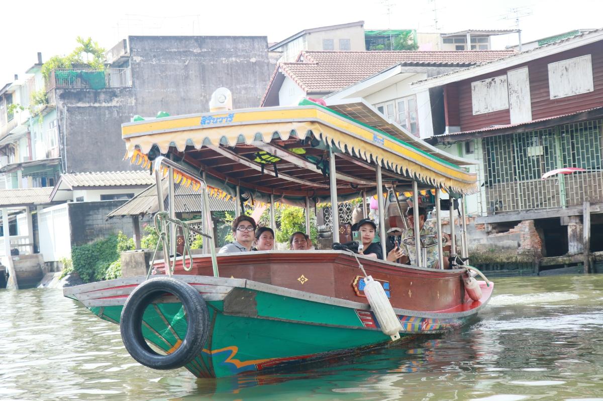 บพข.หนุนความสำเร็จ Zero Carbon จัดทริปนำสื่อมวลชนล่องคลองฝั่งธนด้วยเรือไฟฟ้าทั้งแบบไฮบริดและเรือไฟฟ้า100%