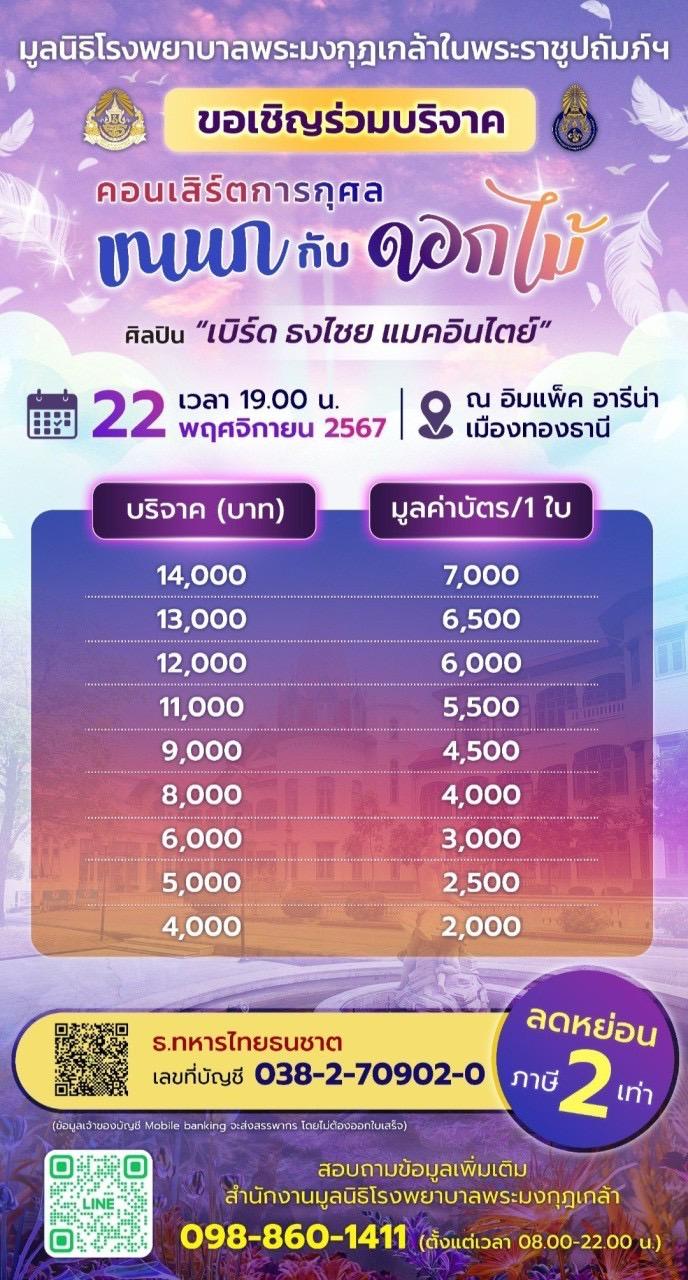 คอนเสิร์ต “ขนนก กับ ดอกไม้” ครั้งที่ 4 ตอน DREAM  FOR LOVE รอบการกุศล